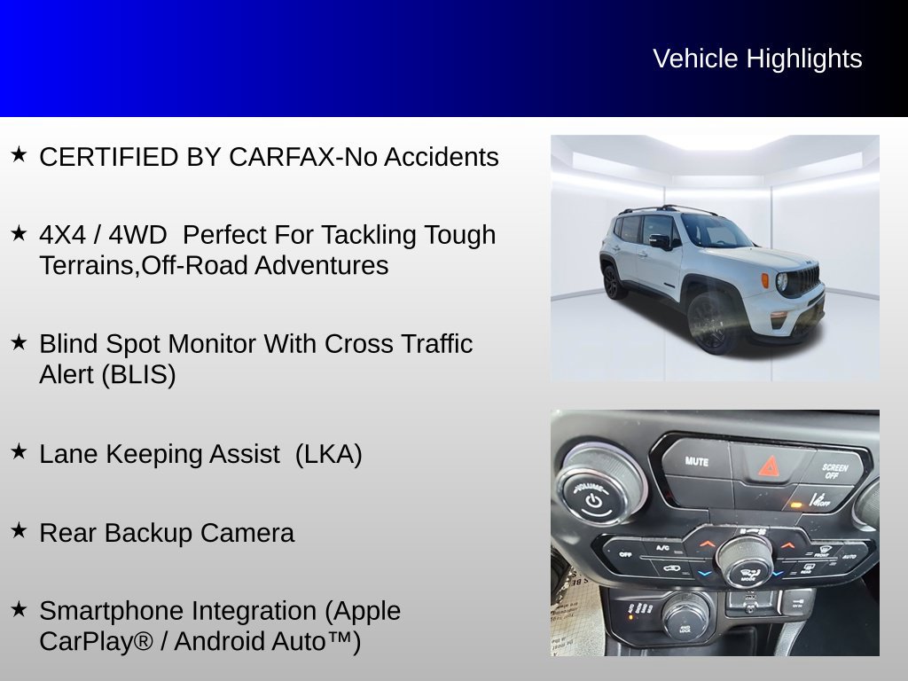 Used 2022 Jeep Renegade Altitude w/ Convenience Group AWD/4WD image 4