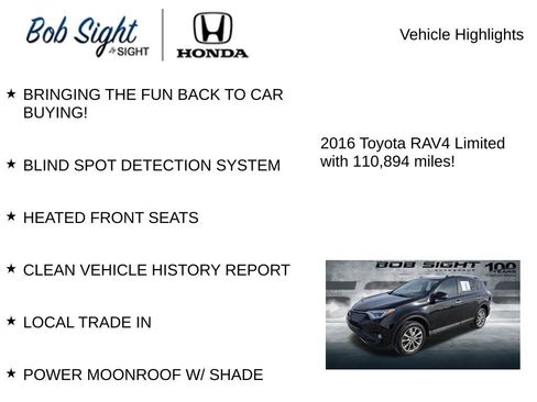 Used 2016 Toyota RAV4 Limited image 3