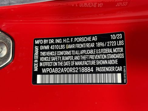 Certified 2024 Porsche 911 Carrera GTS RWD image 29