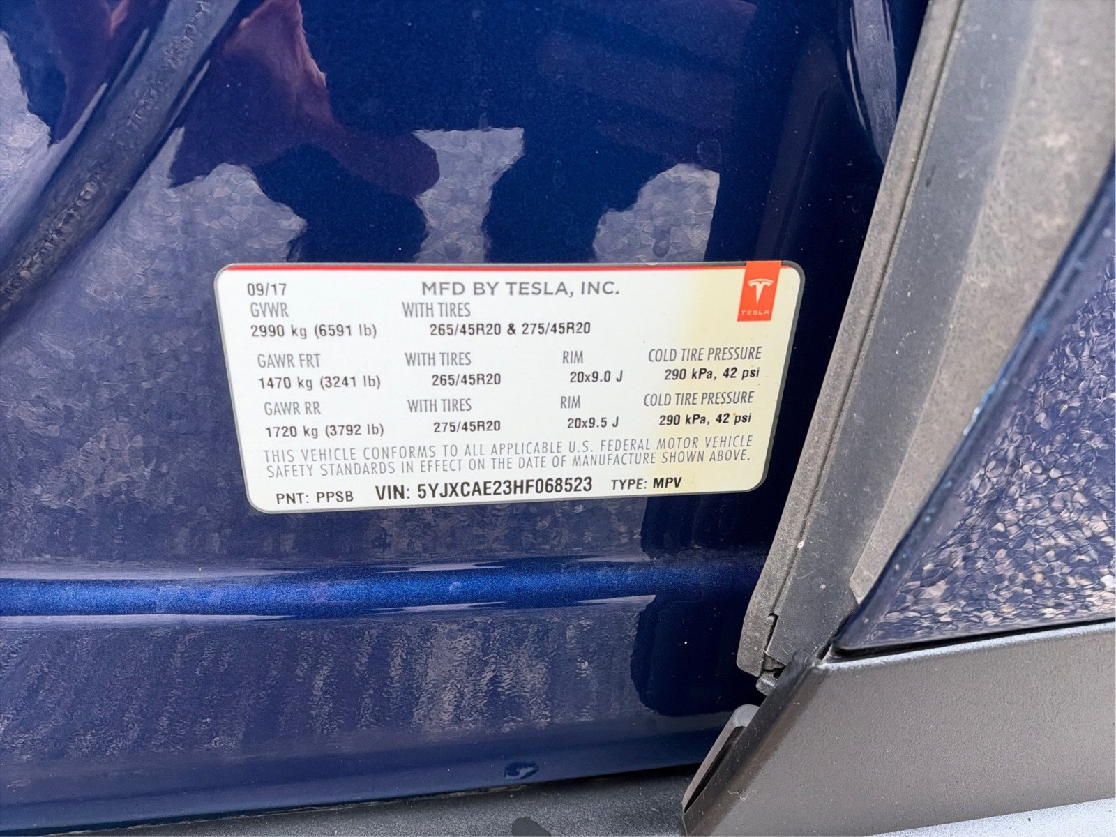Used 2017 Tesla Model X 75D AWD/4WD image 24