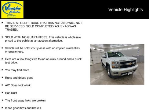 Used 2015 Chevrolet Silverado 1500 LT w/ All Star Edition AWD/4WD image 2