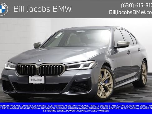 Used 2021 BMW M550i xDrive AWD/4WD image 1