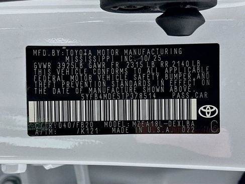 Used 2026 Toyota Corolla LE image 30