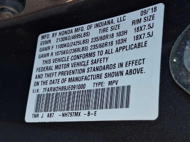 Certified 2018 Honda CR-V EX-L image 25