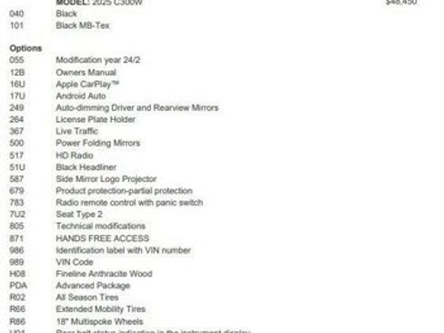 Certified 2025 Mercedes-Benz C 300 Sedan image 4