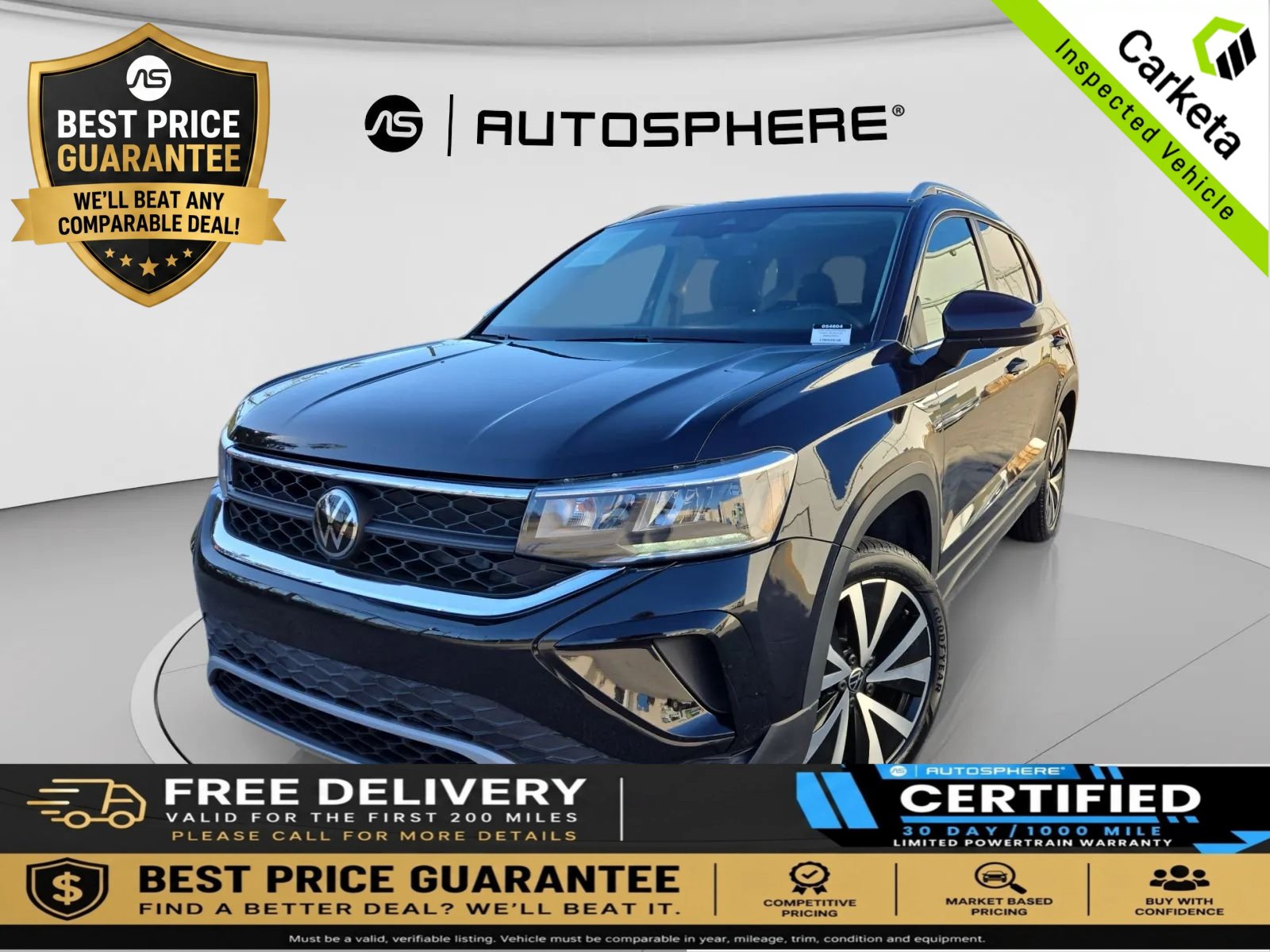 Used 2024 Volkswagen Taos SE w/ Panoramic Sunroof Package FWD image 1