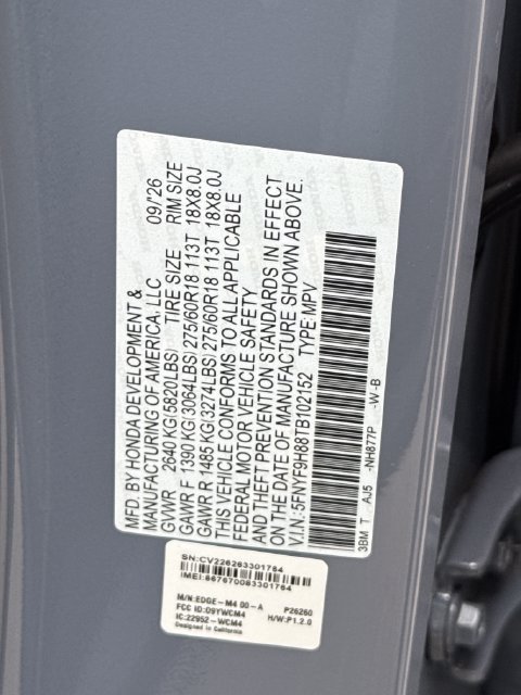 New 2026 Honda Passport TrailSport Elite image 17