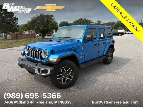 Used 2024 Jeep Wrangler Unlimited Sahara AWD/4WD image 1