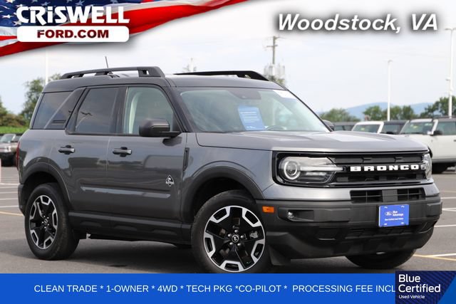 Certified 2022 Ford Bronco Sport Outer Banks w/ Tech Package AWD/4WD image 1