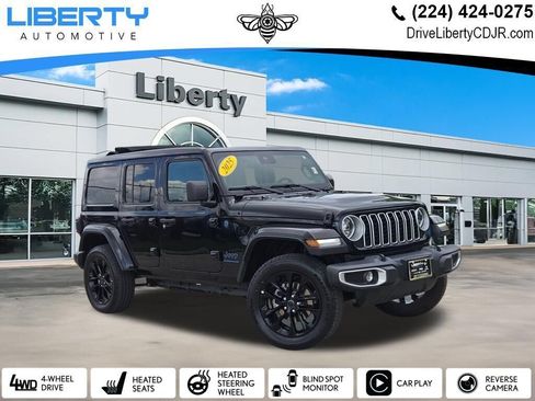 Certified 2025 Jeep Wrangler Unlimited Sahara w/ Safety Group AWD/4WD image 1