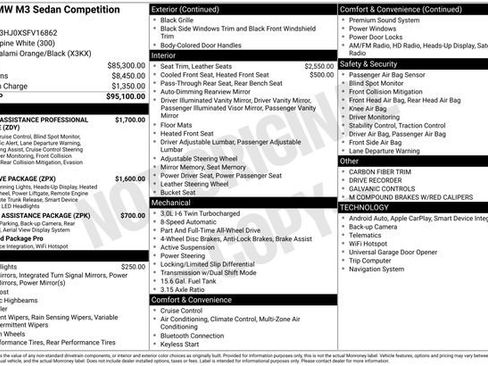 Used 2025 BMW M3 Competition image 2