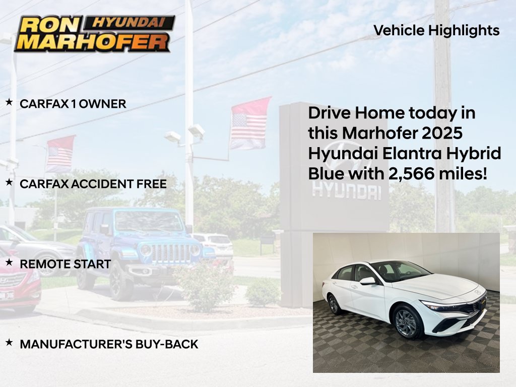 Used 2025 Hyundai Elantra Hybrid FWD image 15
