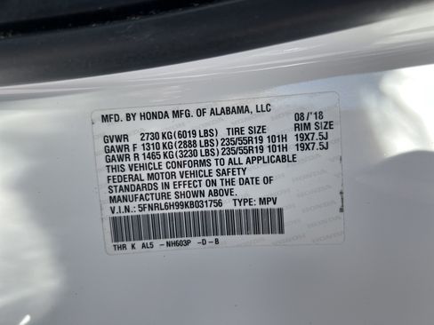 Used 2019 Honda Odyssey Elite image 35