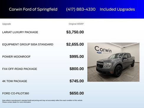 Certified 2022 Ford Maverick Lariat w/ Lariat Luxury Package AWD/4WD image 6