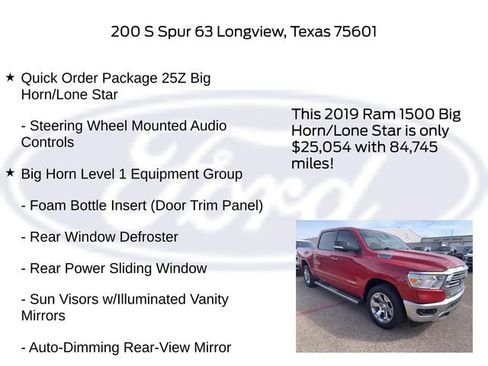 Used 2019 RAM 1500 Big Horn image 5