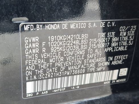 Used 2023 Honda HR-V LX image 23