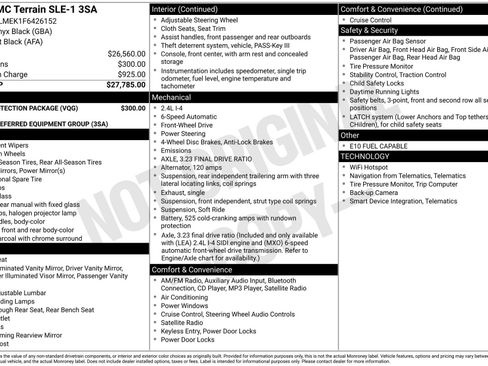 Used 2015 GMC Terrain SLE w/ LPO, Protection Package image 31