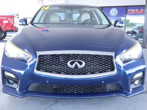 Used 2016 INFINITI Q50 Red Sport 400 RWD image 11