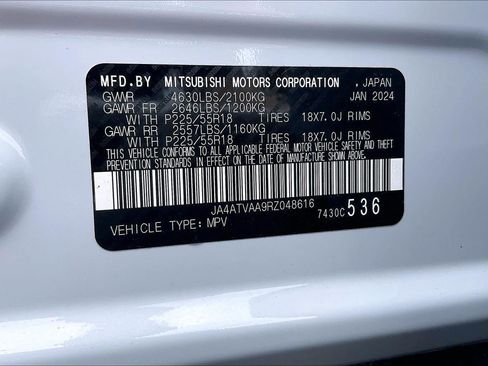 Used 2024 Mitsubishi Eclipse Cross LE AWD/4WD image 32