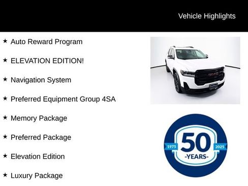Used 2023 GMC Acadia SLT w/ Elevation Edition AWD/4WD image 8