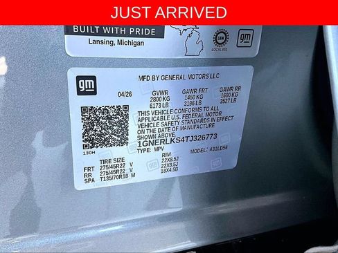 New 2026 Chevrolet Traverse RS w/ LPO, Floor Liner Package FWD image 12