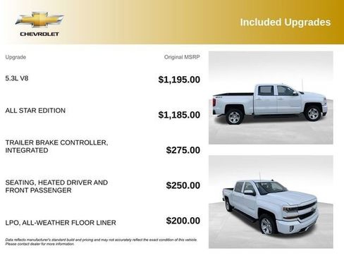 Used 2018 Chevrolet Silverado 1500 LT w/ All Star Edition AWD/4WD image 5