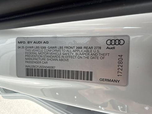 Used 2025 Audi A5 2.0T Premium Plus w/ Premium Plus AWD/4WD image 48