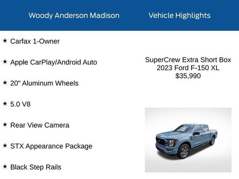 Used 2023 Ford F150 XL w/ STX Appearance Package AWD/4WD image 2