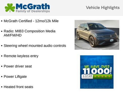 Used 2022 Volkswagen Tiguan SE image 5