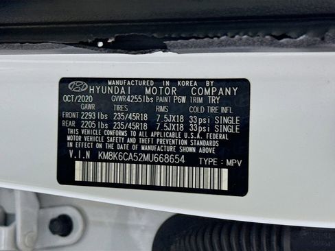 Certified 2021 Hyundai Kona Night w/ Cargo Package image 36