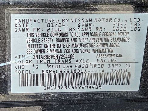 Used 2024 Nissan Sentra S FWD image 25