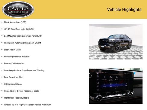 New 2025 Chevrolet Colorado Z71 w/ Midnight Edition image 8