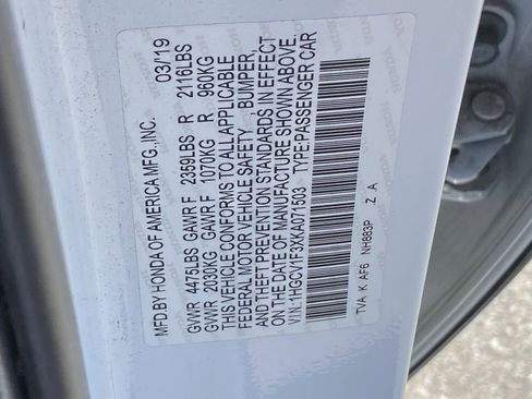 Used 2019 Honda Accord Sport image 13