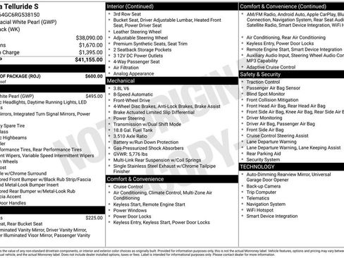 Used 2024 Kia Telluride S w/ S Sunroof Package image 54