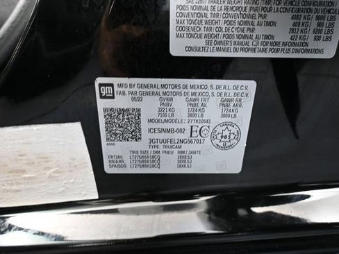 Used 2022 GMC Sierra 1500 AT4X AWD/4WD image 60