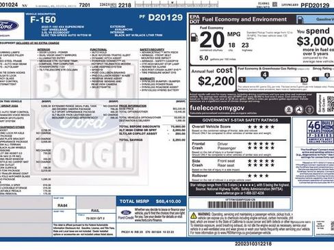 Certified 2023 Ford F150 XLT w/ Equipment Group 302A High AWD/4WD image 19