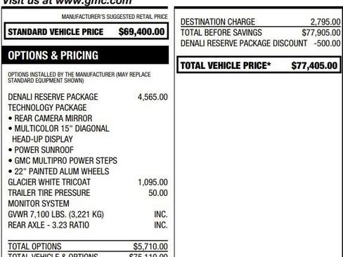 Certified 2026 GMC Sierra 1500 Denali w/ Denali Reserve Package AWD/4WD image 2