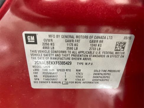 Used 2015 Chevrolet Equinox LT w/ Driver Convenience Package image 28