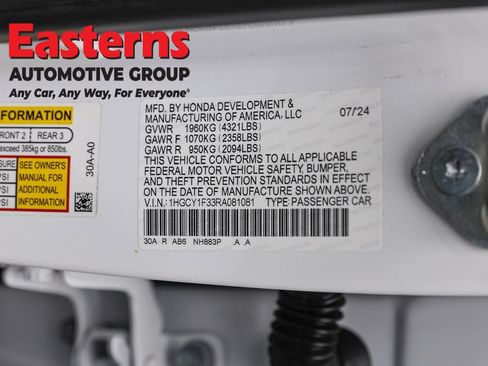 Used 2024 Honda Accord EX image 33