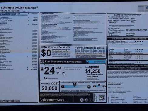 Used 2016 BMW X3 xDrive28i image 39