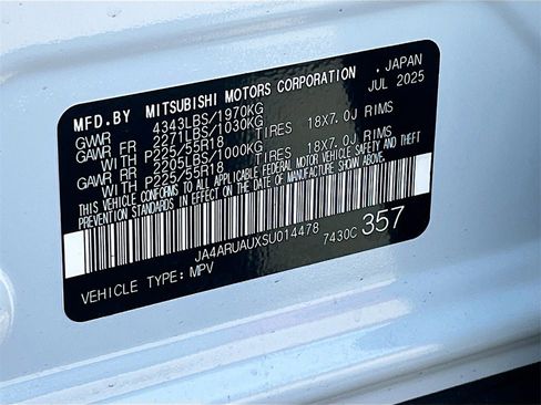 New 2025 Mitsubishi Outlander Sport SE image 30