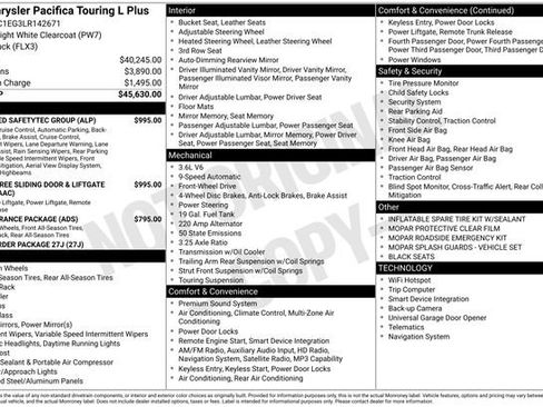 Used 2020 Chrysler Pacifica Touring-L Plus image 27