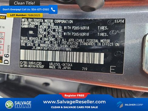 Used 2015 Lexus GX 460 image 17