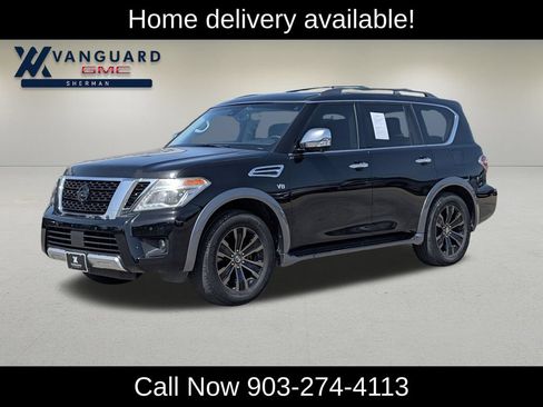 Used 2017 Nissan Armada Platinum w/ Captain Seat Package RWD image 3