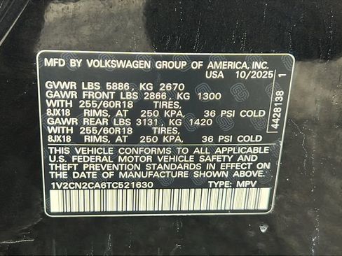 New 2026 Volkswagen Atlas Peak Edition image 32