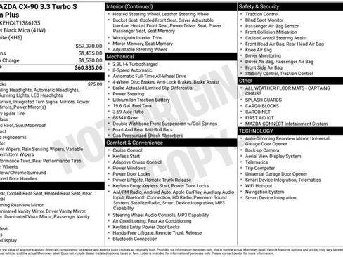 New 2026 MAZDA CX-90 3.3 Turbo S w/ Premium Plus AWD/4WD image 5