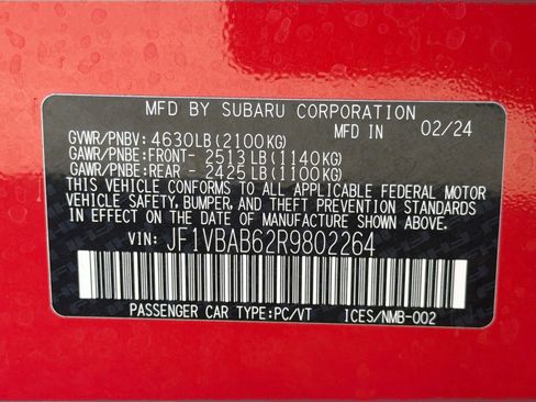 Used 2024 Subaru WRX Base image 41