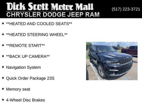 Used 2023 Jeep Grand Cherokee Summit AWD/4WD image 6