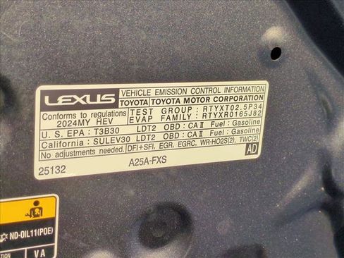 Used 2024 Lexus NX 350h AWD w/ Cold Area Package image 26