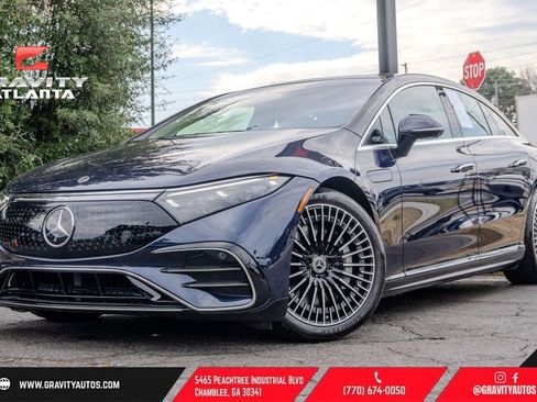 Used 2023 Mercedes-Benz EQS 580 4MATIC Sedan image 1